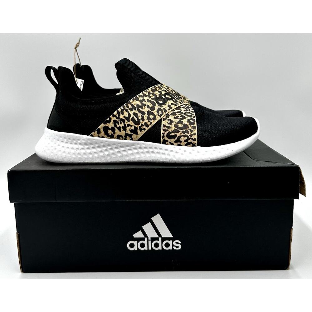 Adidas Puremotion Adapt Cheetah Leopard Print Slip On Sneaker Women’s 7.5 NEW